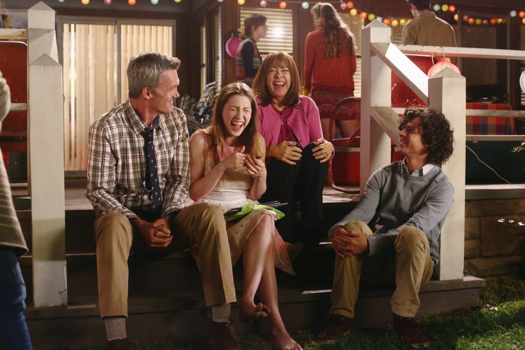 Heck family at Sue Heck's high school graduation party - The Middle