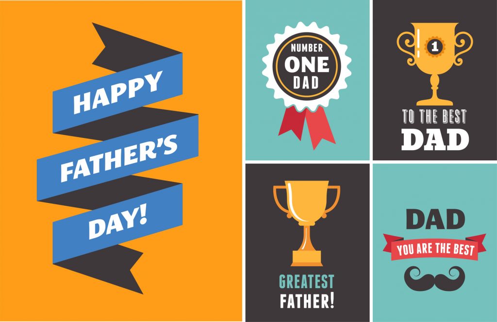 Father's Day custom trophies and awards for best dad - Trophy Central