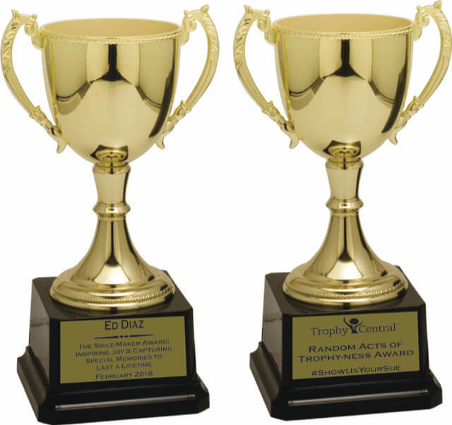 Trophy Central custom engraved award for Ed Diaz photography